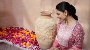 Floral Printed Kurta Set with Dupatta - SanskrutiHomes 