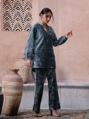 Solid Winter Co-ord Set - SanskrutiHomes 