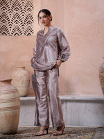 Botanical print Cotton Night SUIT - SanskrutiHomes 