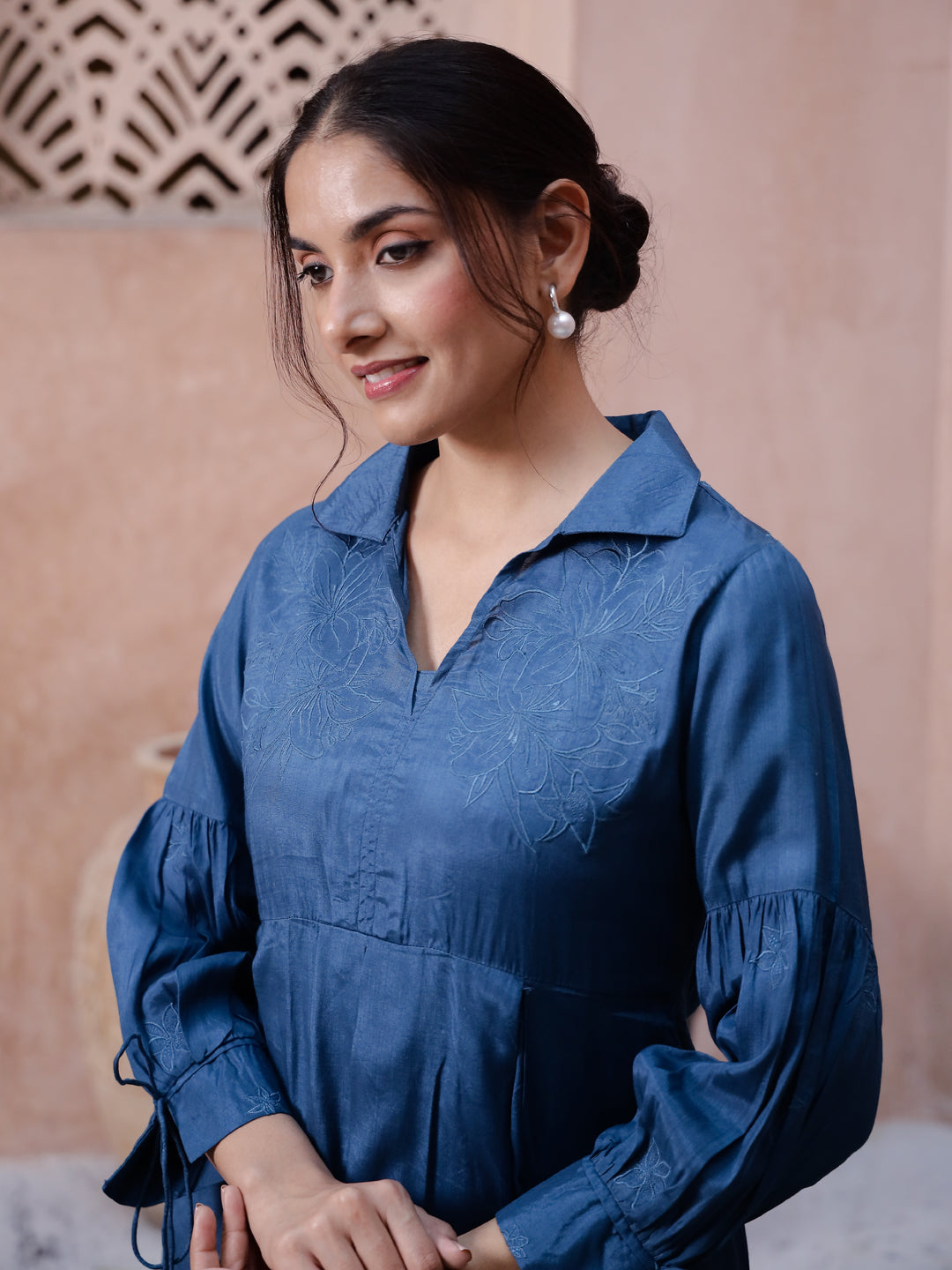 Women Viscose Rayon Night Suit - SanskrutiHomes 