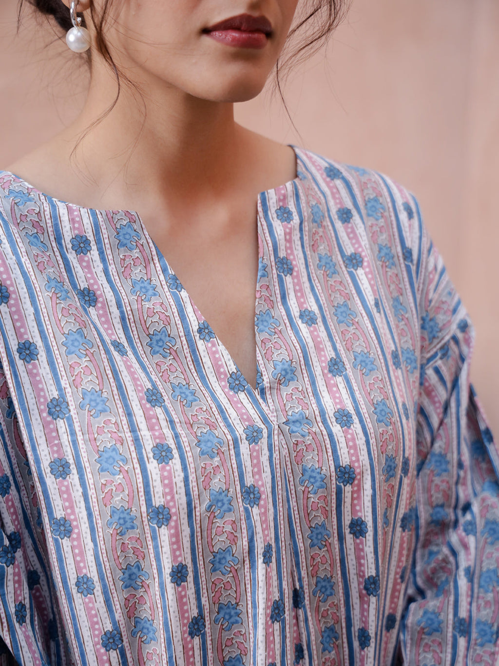 Floral Printed Cord Set - SanskrutiHomes 