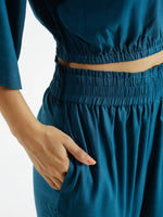 Women Rayon Slub Night Suit - SanskrutiHomes 