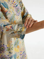 Botanical print Cotton Night SUIT - SanskrutiHomes 