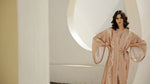 Floral Printed Thread Work Kurta Set for Women - SanskrutiHomes 