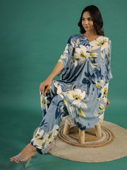 Flower Print Cotton Co-Ord Set