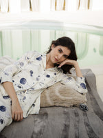 Floral Printed Cotton Kaftan coord Set Women - SanskrutiHomes 