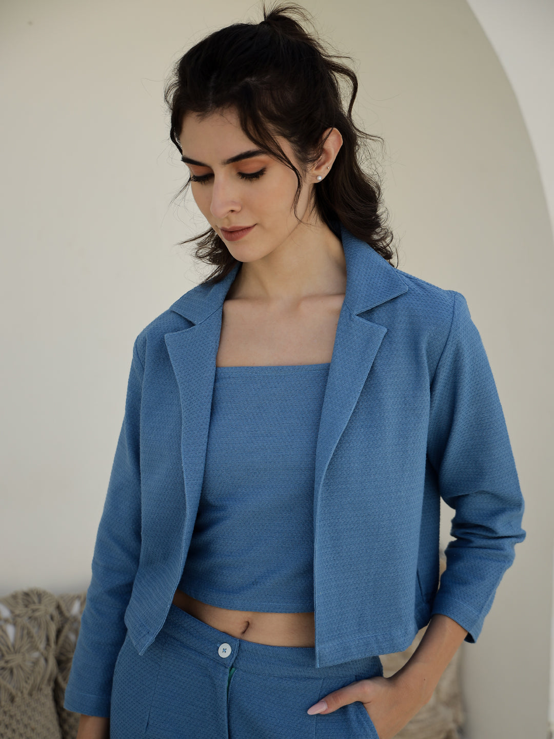 Printed Cotton Midi Ethnic Dress - SanskrutiHomes 