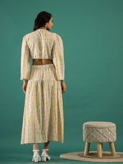 Cotton Printed Full Sleeves Co-Ord Set For Women