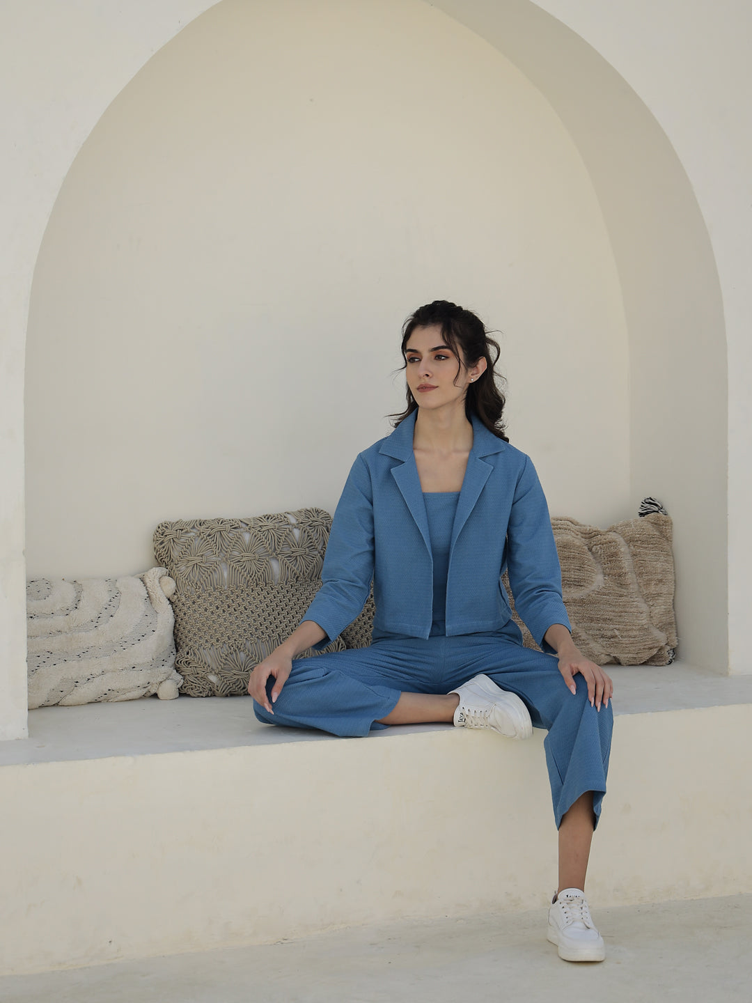 Cotton Printed Full Sleeves Co-ord Set for Women - SanskrutiHomes 