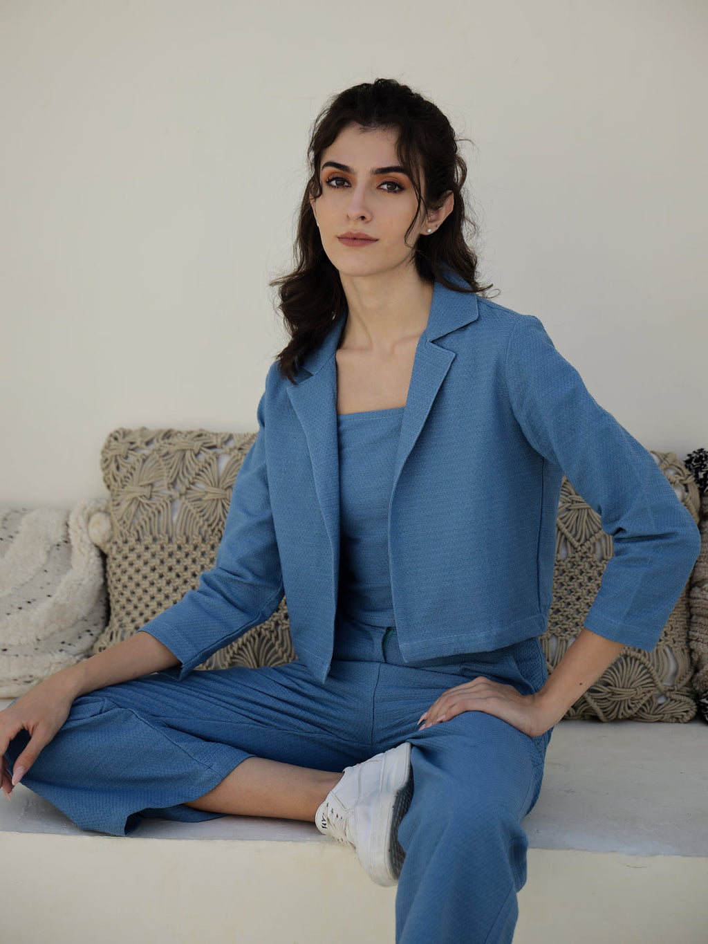 Cotton Printed Full Sleeves Co-ord Set for Women - SanskrutiHomes 