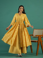Ethnic Motifs Printed Cotton Kurta Set - SanskrutiHomes 