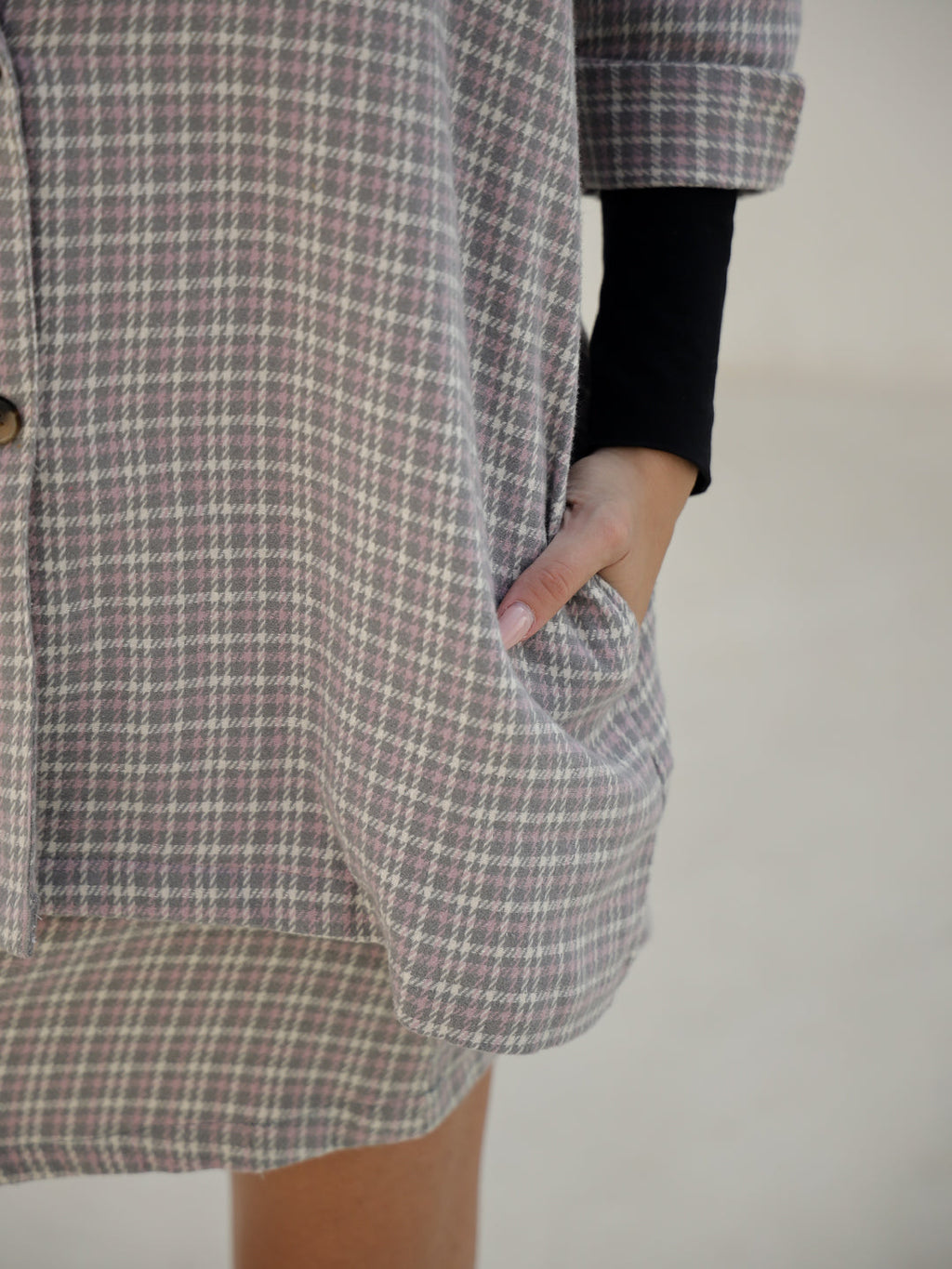 Grey Color Strips Printed Co-ords Set - SanskrutiHomes 