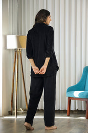 Black Velvet Set - SanskrutiHomes 