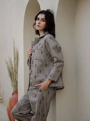 Mustard Kaftan Set - SanskrutiHomes 