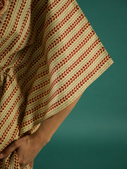 Mustard Kaftan Set - SanskrutiHomes 