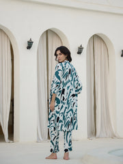 Set of 3 Printed Night Suit Set - SanskrutiHomes 