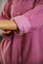 Orchid Corduroy Co-ord Set - SanskrutiHomes 