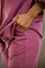 Orchid Corduroy Co-ord Set - SanskrutiHomes 