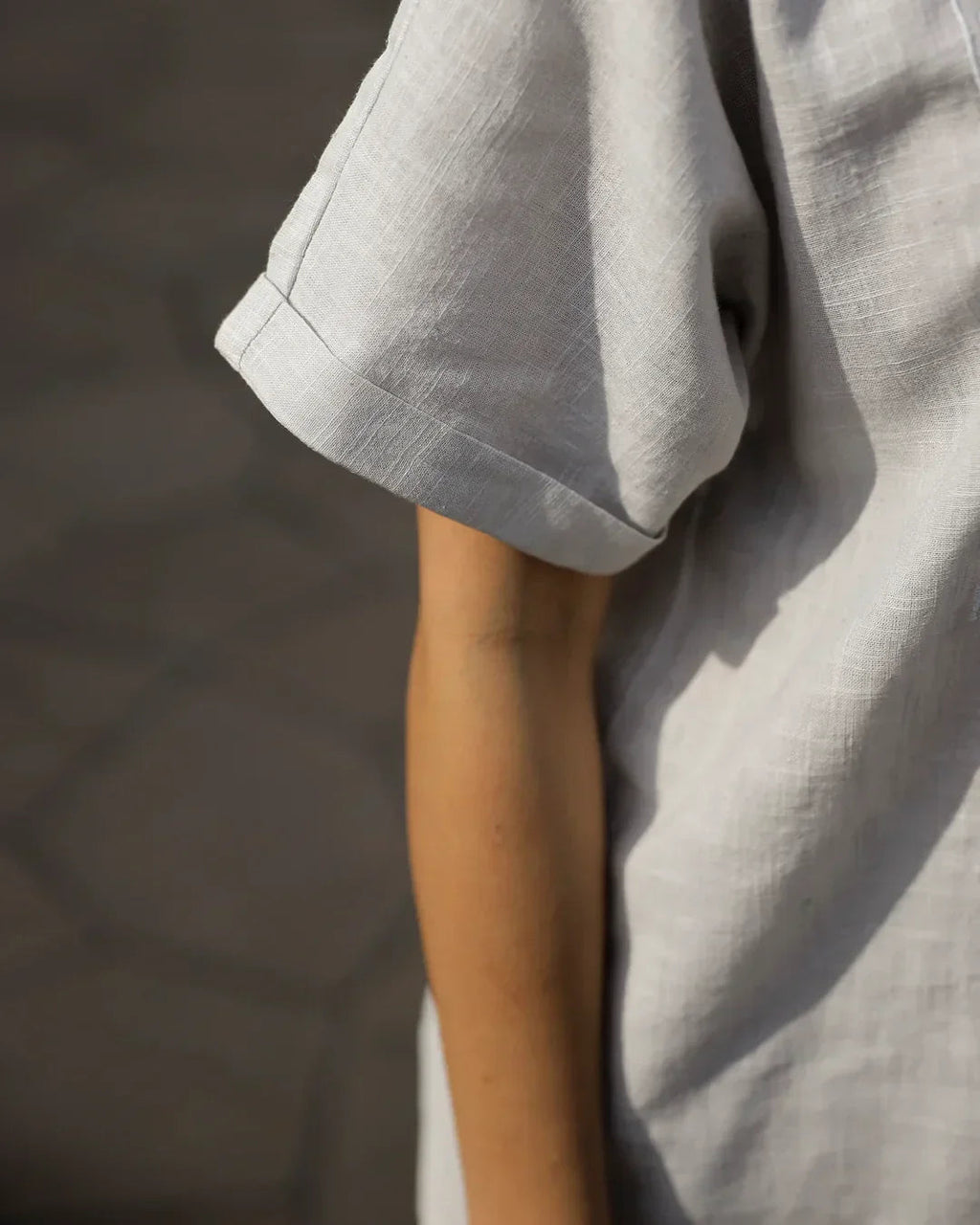 Grey Embroidered Loungewear Set - SanskrutiHomes 