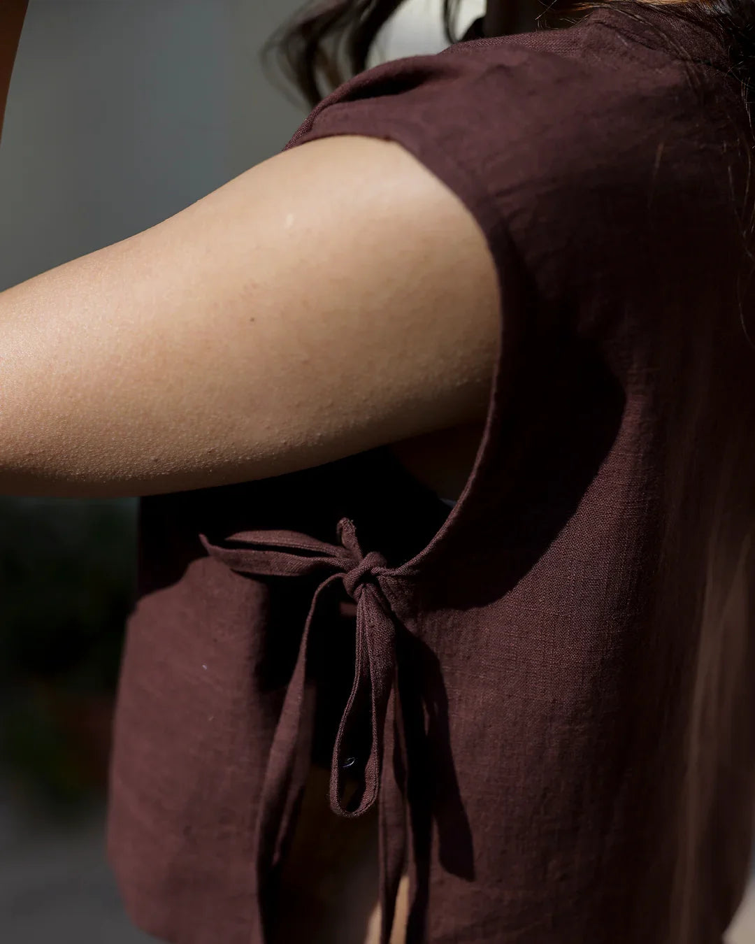 Women's Pure Cotton Brown Co-Ords - SanskrutiHomes 