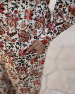 Boroque Floral Night suits - SanskrutiHomes 