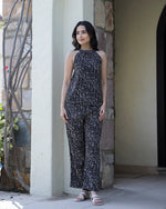 Printed Top With Trousers Co-Ords - SanskrutiHomes 