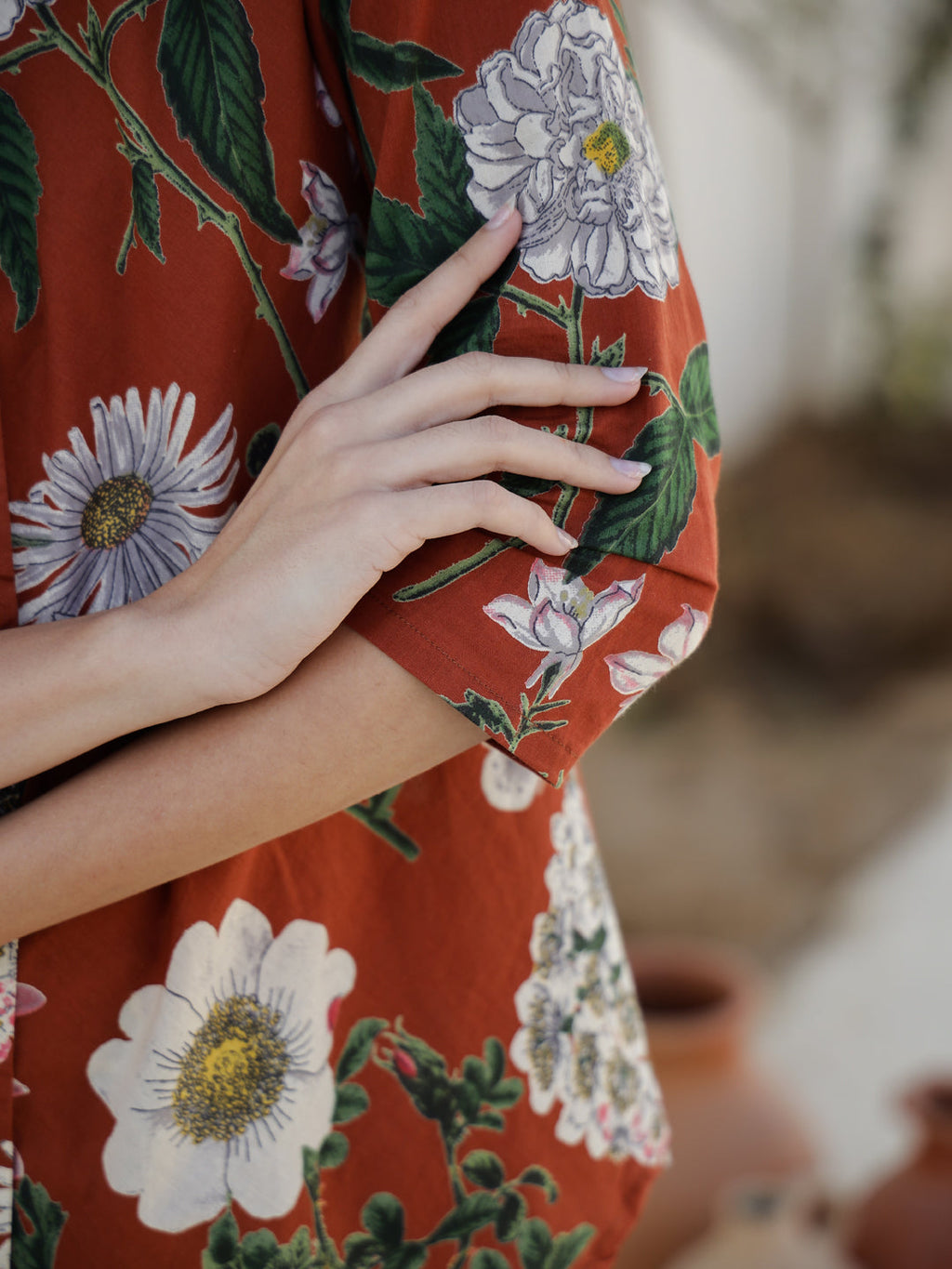 Printed Top With Trousers Co-Ords - SanskrutiHomes 