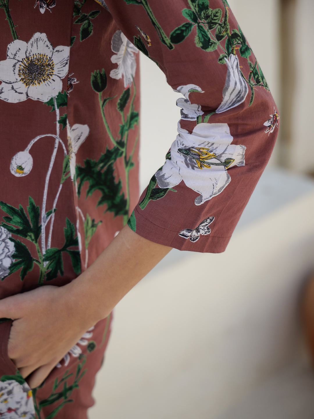 Women Green anarkali kurta - SanskrutiHomes 