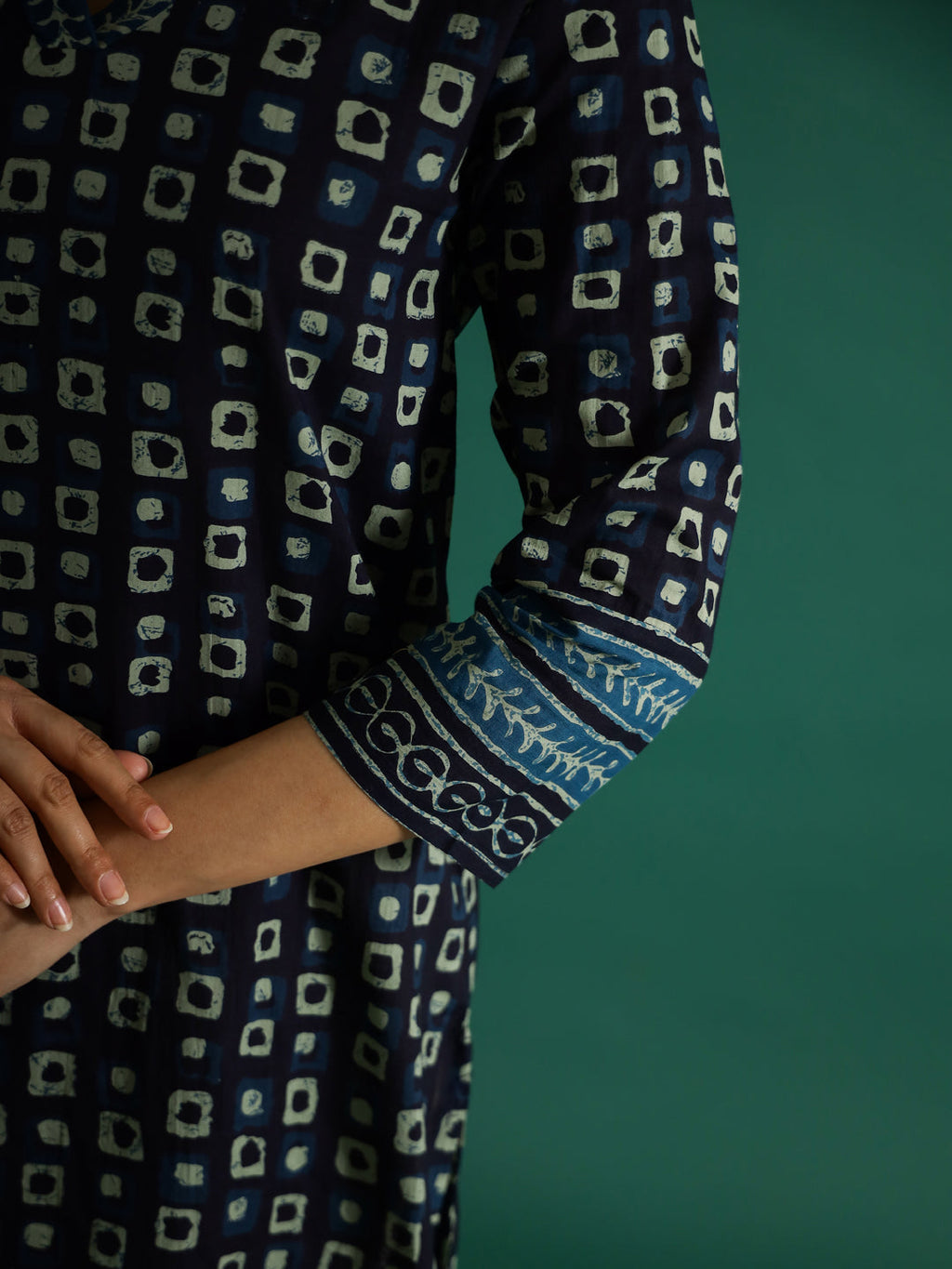 Turquoise Cotton Towel Bath Robe - SanskrutiHomes 