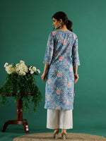 Turquoise Cotton Towel Bath Robe - SanskrutiHomes 