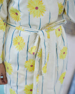 Cotton Off White Towel Bath Robe - SanskrutiHomes 
