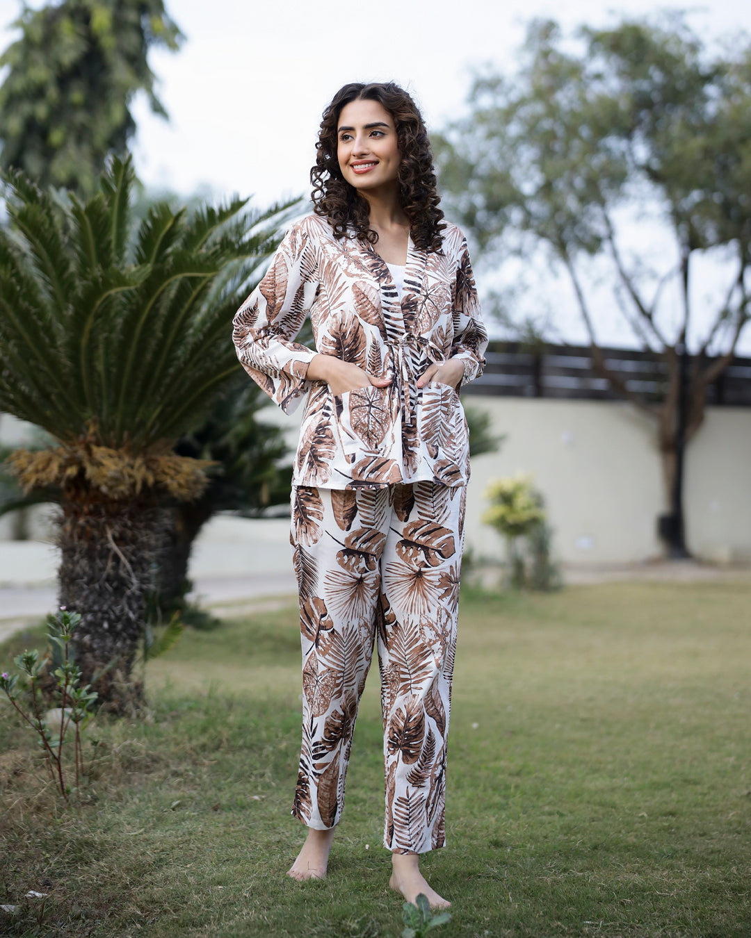 Pure Cotton Night Suit Set - SanskrutiHomes 