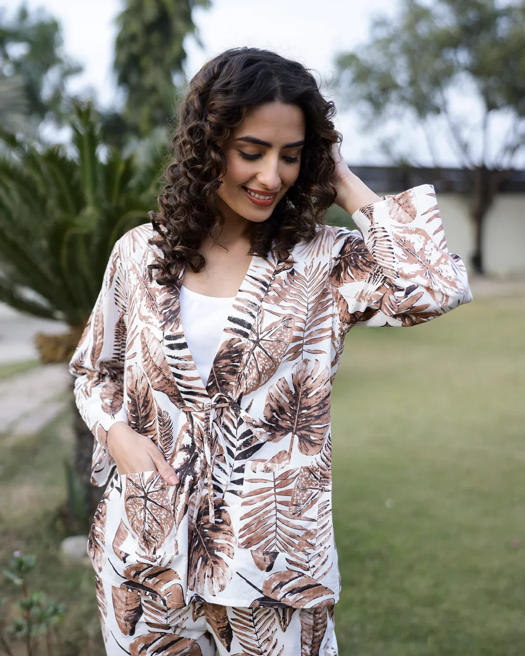 Pure Cotton Night Suit Set - SanskrutiHomes 