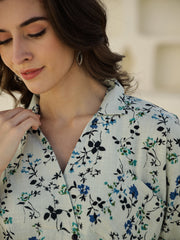 Floral Printed Co-Ord Set For Women