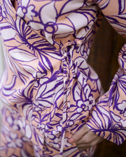 Purple Abstract Loungewear Set - SanskrutiHomes 