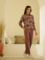 Floral Printed Co-ords Set for Women - SanskrutiHomes 