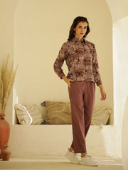Floral Printed Co-ords Set for Women - SanskrutiHomes 