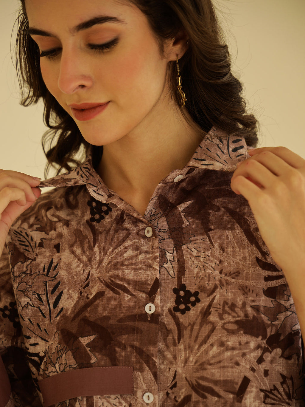 Floral Printed Co-ords Set for Women - SanskrutiHomes 