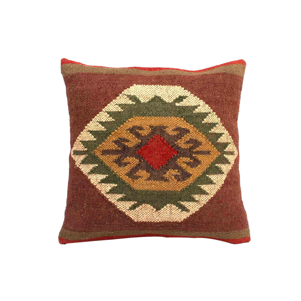 Multi-color Hand-made Cotton Cushion Cover - SanskrutiHomes 