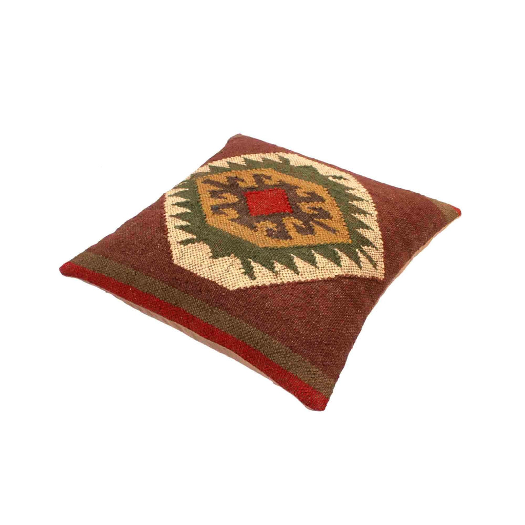 Multi-color Hand-made Cotton Cushion Cover - SanskrutiHomes 