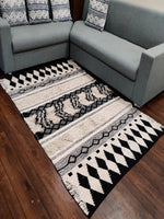 Hand-weaved 100% Cotton Multi-color Rug - SanskrutiHomes 