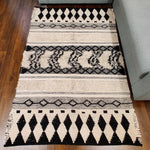 Hand-weaved 100% Cotton Multi-color Rug - SanskrutiHomes 