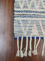 Hand-weaved 100% Cotton Rug - SanskrutiHomes 
