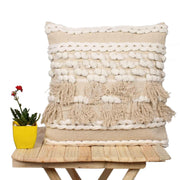 Hand-made 100 % Cotton woven Cushion Covers - SanskrutiHomes 