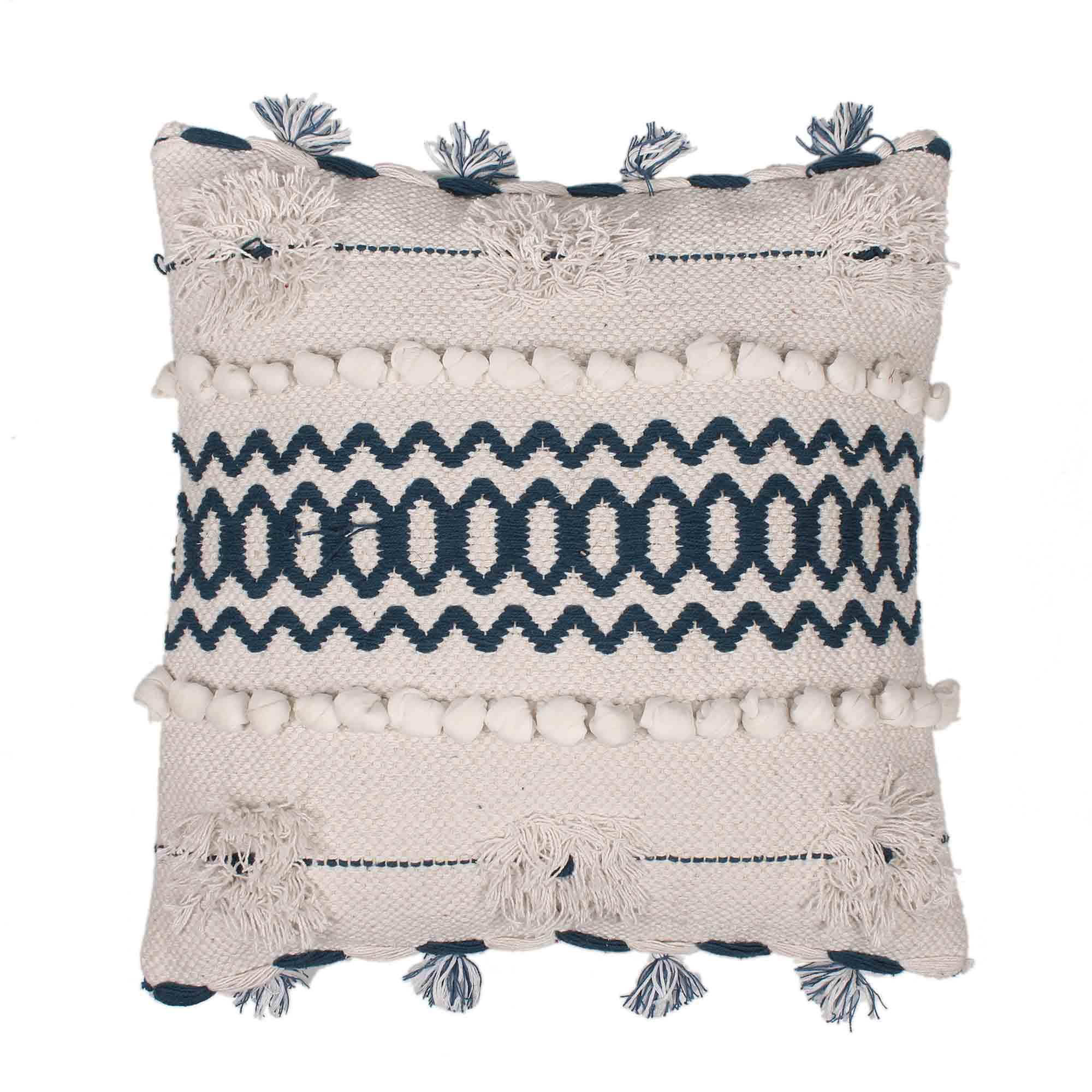 Hand-made Cotton Cushion Cover - SanskrutiHomes 