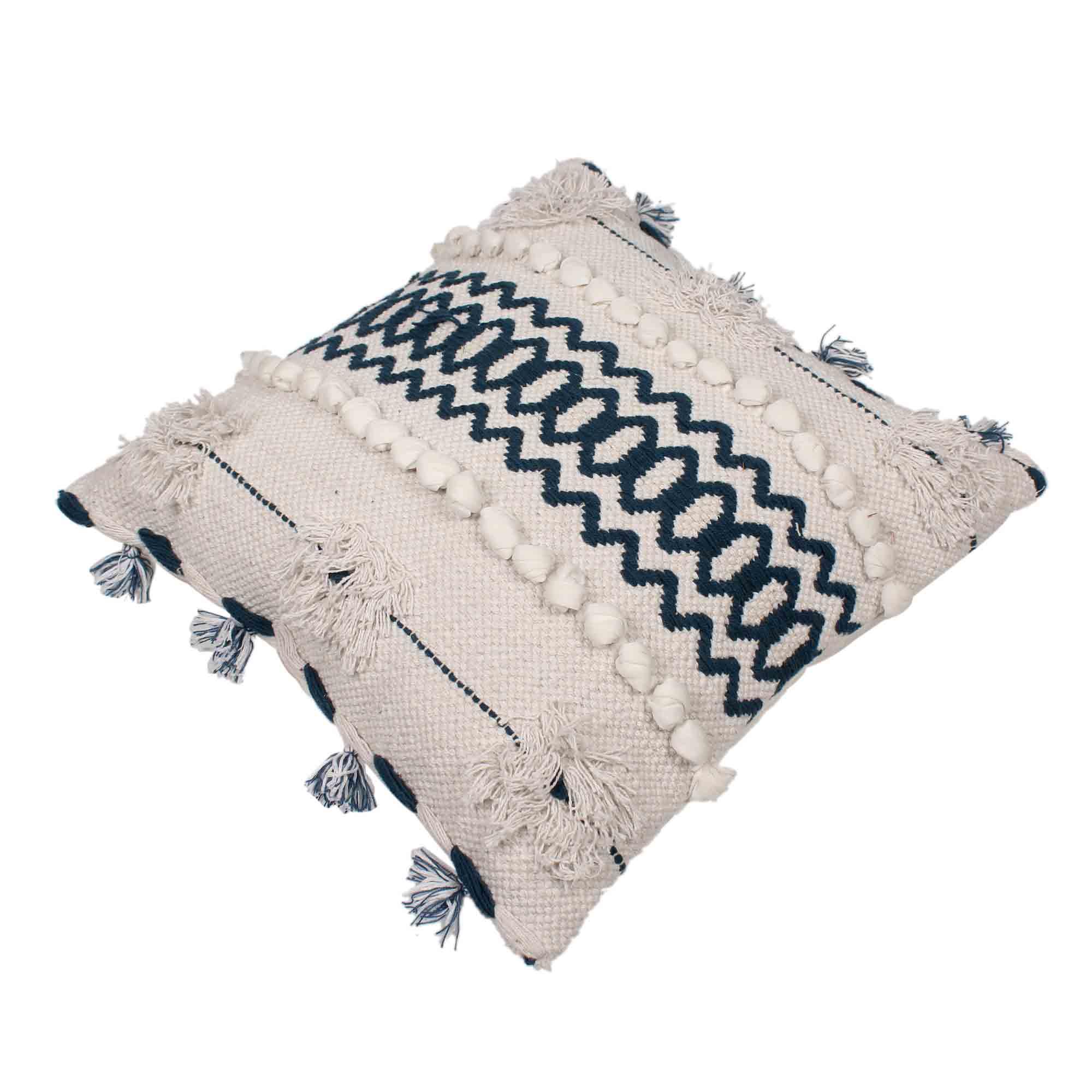 Hand-made Cotton Cushion Cover - SanskrutiHomes 