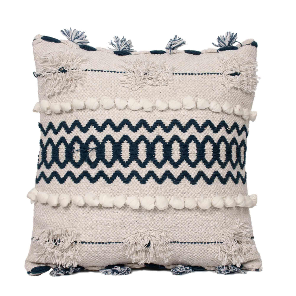 Hand-made Cotton Cushion Cover - SanskrutiHomes 
