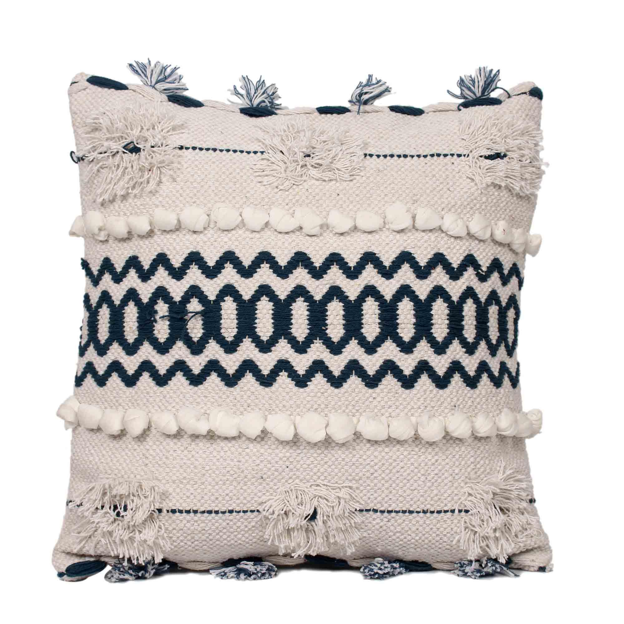Hand-made Cotton Cushion Cover - SanskrutiHomes 