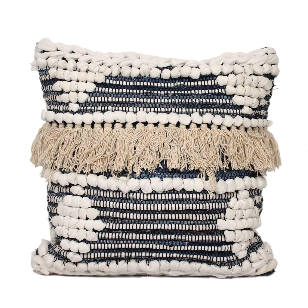 Hand-made Cotton woven Cushion Covers - SanskrutiHomes 