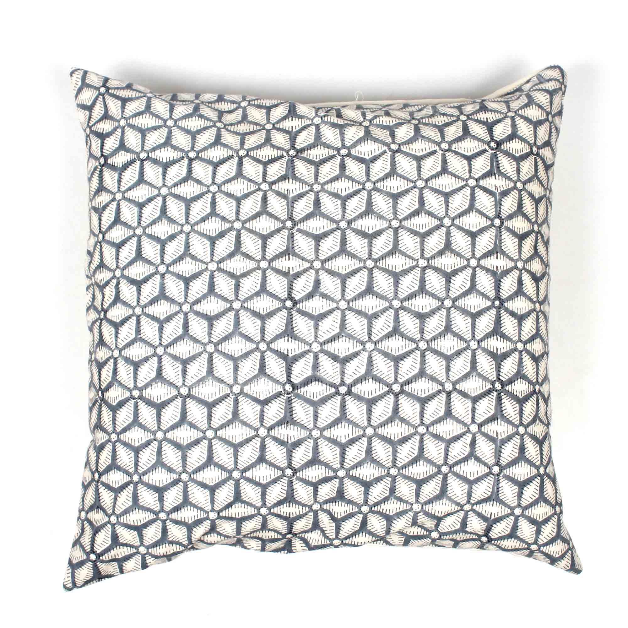 Hand-block Cotton Cushion Covers - SanskrutiHomes 